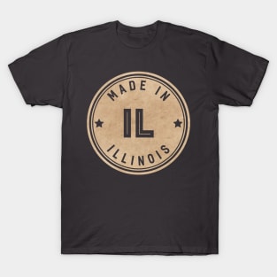 Made In Illinois IL State USA T-Shirt